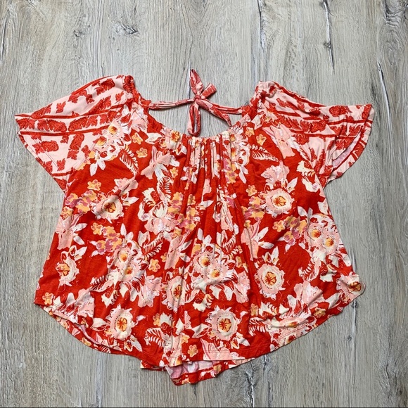 Free People Floral Blouse Sz Small - Picture 10 of 10